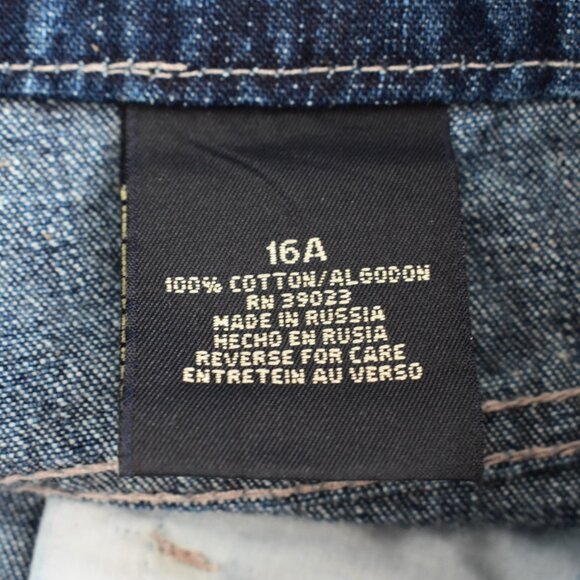 Women's Route 66 Low Rise Fit Dark Wash Denim Jeans SIZE 16A Dark Wash - Picture 9 of 9